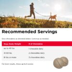 Nutri-Vet Hip & Joint Chewable Dog Supplements- Formulated with Glucosamine & Chondroitin for Dogs- 120 Count - Image 5