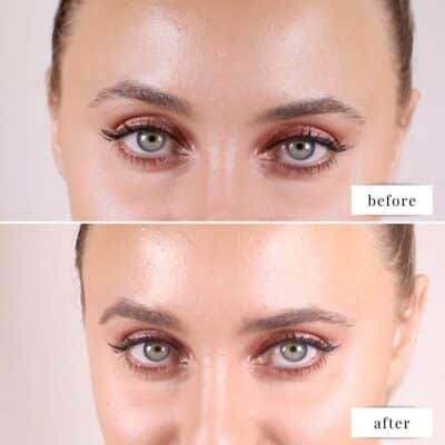 Elizabeth Mott Eyebrow Gel Makeup - Queen of the Fill Brow Tint and Filler - Brush to Fill in Eyebrows and Cover Gray Hairs, Water Resistant, Long Lasting - Cruelty Free, Light Medium Brown, 4 g - Image 3
