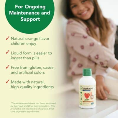 ChildLife Essentials Liquid Calcium Magnesium Supplement - Supports Healthy Bone Growth for Children, Contains Vitamin D3 & Zinc, All-Natural - Natural Orange Flavor, 16 Fl Oz Bottle (Pack of 2) - Image 6