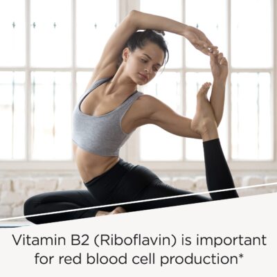 Integrative Therapeutics Riboflavin - Cellular Energy and Red Blood Cell Production Support* - Vitamin B2 Supplement - High Potency - 30 400 mg Tablets - Image 4