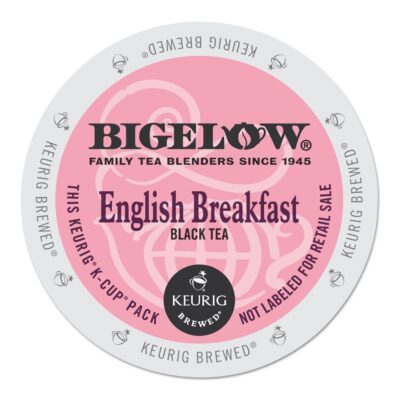 Bigelow 6080CT English Breakfast Tea K-Cups, 24/box, 4 Box/carton