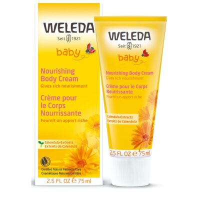 Weleda Baby Calendula Nourishing Body Cream, 2.5 Fluid Ounce, Plant Rich Moisturizer with Calendula and Lanolin - Image 2