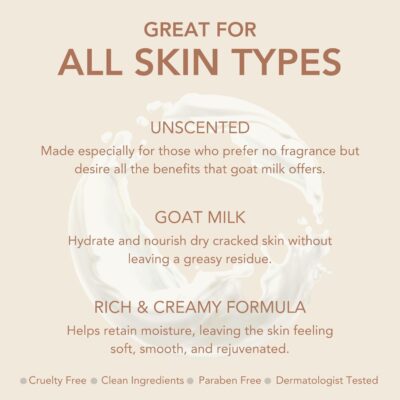 Dionis - Goat Milk Skincare Scented Lotion (8.5 oz) - Made in the USA - Cruelty-free and Paraben-free (Unscented) - Image 7