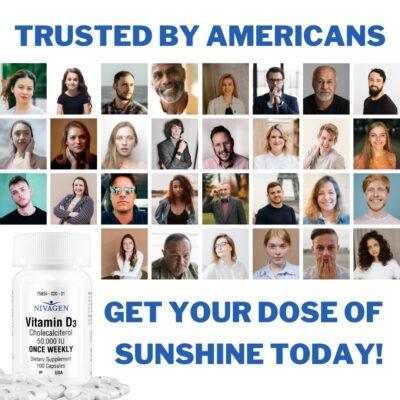Nivagen Pharmaceuticals Inc Vitamin D3 50,000 IU Capsule (100) - Image 6