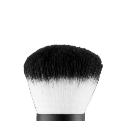 e.l.f., Kabuki Face Brush, Synthetic Haired, Versatile, Compact, Applies Bronzer, Powder, or Highlighter, Soft, Absorbent, Wet or Dry Product, Compact, Travel-Size, 0.64 Oz - Image 2