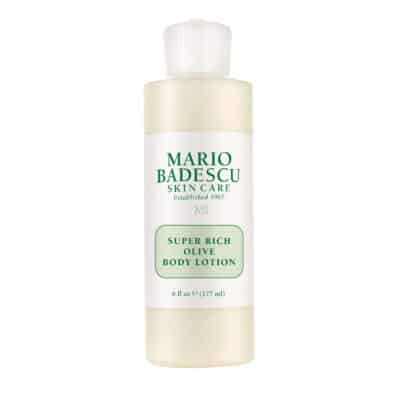 Mario Badescu Super Rich Olive Body Lotion for Dry Skin, Non-Greasy and Creamy Skin Care Moisturizer Infused with Olive Oil, Ideal for All Skin Types, 6 Fl Oz
