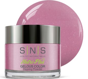 SNS Nail Dip Powder, Gelous Color Dipping Powder – Wizard Fantasy (Purple/Violet, Glitter) – Long-Lasting Dip Nail Color Lasts 14 Days – Low-Odor & No UV Lamp Required – 1oz