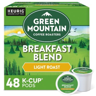 Green Mountain Coffee Roasters Blend, Single-Serve Keurig K-Cup Pods, Light Roast Coffee, 48 Count