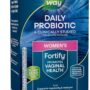 Nature's Way Fortify Daily Probiotic for Women, 30 Billion Live Cultures, 10 Strains, Prebiotics, Supports Digestive & Immune Health*, No Refrigeration Required, 30 Capsules (Packaging May Vary)
