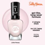 Sally Hansen Miracle Gel?, Little Peony, Long Lasting, Gel-Like Formula, No UV Lamp Needed, Pink Nail Polish - Image 4
