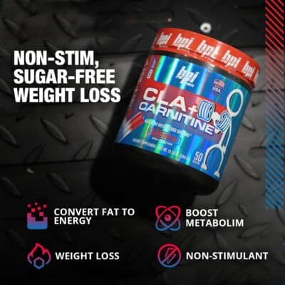 BPI Sports CLA + Carnitine ? Conjugated Linoleic Acid ? Performance, Lean Muscle ? Caffeine Free ? For Men & Women ? Rainbow Ice ? 50 servings ? 12.34 Oz. (Packaging may vary) - Image 4