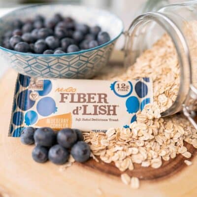 NuGo Fiber d'Lish Blueberry Cobbler, 12g High Fiber, Vegan, 150 Calories, 1.6 Ounce (Pack of 16) - Image 5