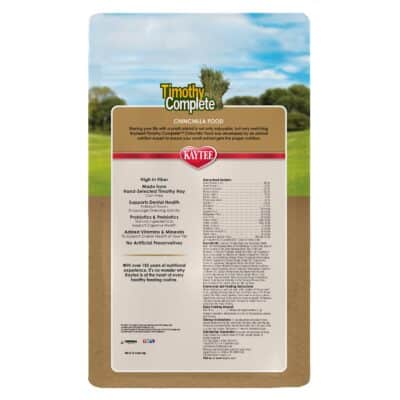 Kaytee Timothy Complete Pet Chinchilla Food, 3 Pound - Image 3