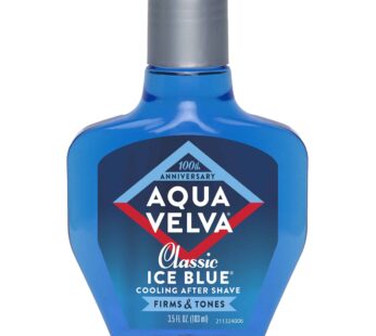 Aqua Velva After Shave, Classic Ice Blue, Soothes, Cools, and Refreshes Skin, 3.5 Ounce