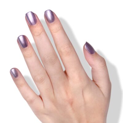 LONDONTOWN Metallic Purple Shimmery Nail Polish, BRILL-ant lakur, Vegan Chip-Resistant Long-Lasting Nail Lacquer, 40 fl oz - Image 3