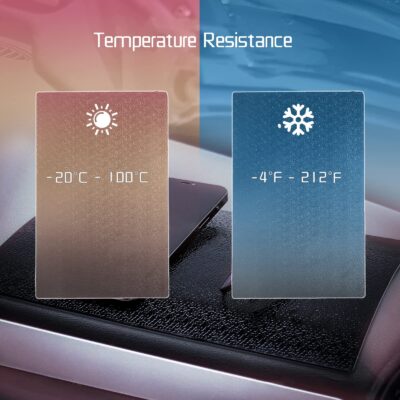 Extra Thick Sticky Anti-Slip Gel Pad, Mini-Factory Premium Universal Non-Slip Dashboard Mat for Cell Phones, Sunglasses, Keys, Coins and More - Black (Large Size: 7.8" X 5.5") - Image 4