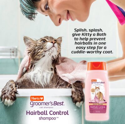 HARTZ Groomer's Best Hairball Control Cat Shampoo - Image 5