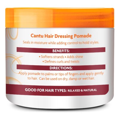 Cantu Hair Dressing Pomade with Shea Butter, 4 Ounce - Image 9