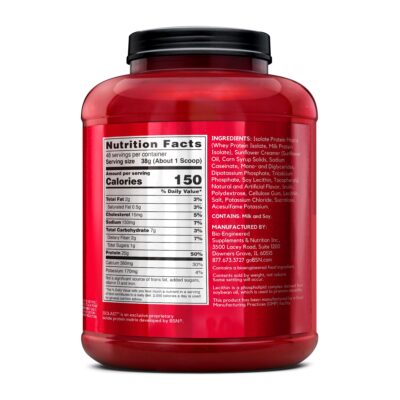 BSN SYNTHA-6 ISOLATE Protein Powder, Vanilla Ice Cream, 4.02 lb (48 servings) - Image 8