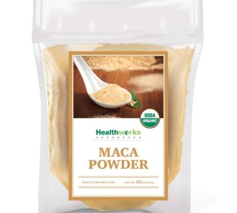 Healthworks Maca Powder Raw (32 Ounces / 2 Pounds) | Certified Organic Flour Use | Keto, Vegan & Non-GMO | Premium Peruvian Origin | Breakfast, Smoothies, Baking & Coffee