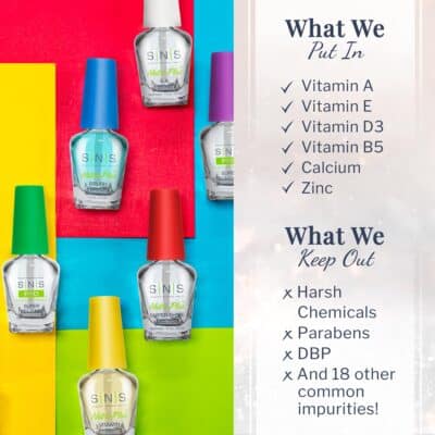 SNS Base Coat Nail Polish for Nail Dip Powder Set, 6 Pack - Long-Lasting & Fast-Drying Nail Strengtheners Gel Base for Colors - Low-Odor Dipping Powder Polish, No UV Lamp Required, 0.5 Oz - Image 4