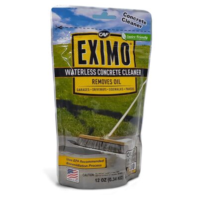 CAF Outdoor Cleaning EXIMO? Waterless Concrete Cleaner for Driveway, Garage, Basement, and Walkway Surfaces (0.75lbs)