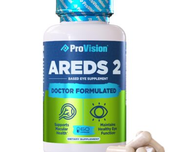 Provision AREDS 2 Eye Vitamins – Enhance Vision Supplements – Lutein Zeaxanthin Vision Complex – 60 Eye Supplement Capsules