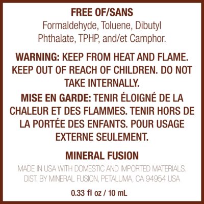 Mineral Fusion Nail Polish, Sunkissed, 0.33 Ounce - Image 6