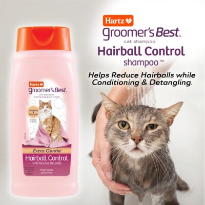 HARTZ Groomer's Best Hairball Control Cat Shampoo - Image 3