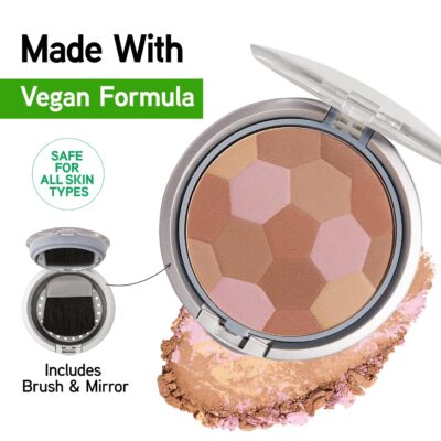 Physicians Formula Powder Palette Multi-Colored Bronzer Healthy Glow Bronzer, Dermatologist Tested, Clinicially Tested - Image 3