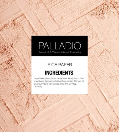 Palladio Rice Paper Facial Tissues for Oily Skin, Face Blotting Sheets Made from Natural Rice, Oil Absorbing Paper with Rice Powder, 2 Sided, Instant Results, Warm Beige, 40 Count, Pack of 1 - Image 5