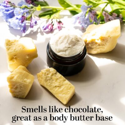 Better Shea Butter Raw Cocoa Butter - Unrefined, 100% Pure, Food Grade - Use for Cocoa Lip Balm, Stretch Marks Cream, Cacao Butter Cream, Scars Oil, Whipped Lotion - Skin & Hair Moisturizer 1LB Block - Image 6