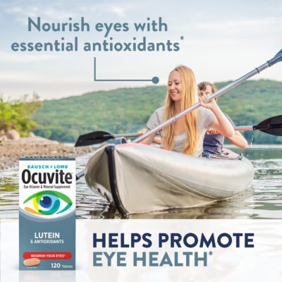 Ocuvite Eye Vitamin and Mineral Supplement with Lutein, by Bausch + Lomb, 120 Count (Pack of 2) - Image 4