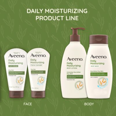 Aveeno Gentle Moisturizing Face Cleansing Bar, Daily Facial Cleanser Bar with Nourishing Oat for Dry Skin, Gently Cleanses & Soothes Skin, Non-Comedogenic & Fragrance-Free, 3.5 oz (Pack Of 8) - Image 7