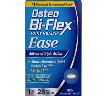 Osteo Bi-Flex Ease Advanced Triple Action with Vitamin D Joint Supplements, Mini-Tablets, 28 Count