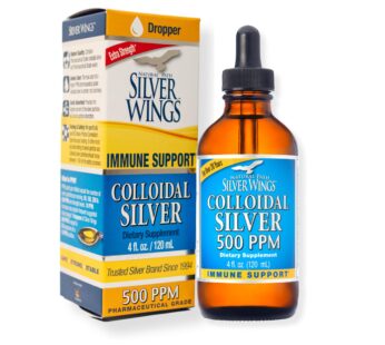 Natural Path Silver Wings Dietary Mineral Supplement, Colloidal Silver, 500 PPM, 4 fl. oz. / 120 ml