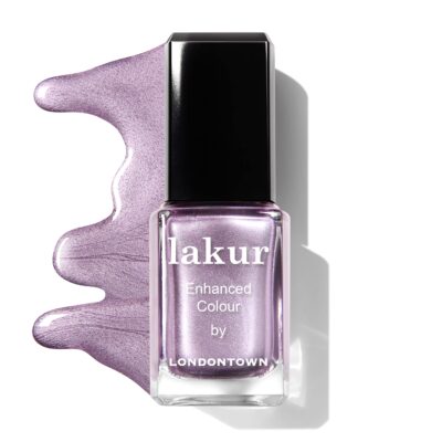 LONDONTOWN Metallic Purple Shimmery Nail Polish, BRILL-ant lakur, Vegan Chip-Resistant Long-Lasting Nail Lacquer, 40 fl oz - Image 6