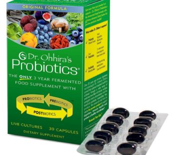 Dr. Ohhira?s Probiotics Original Formula with 3 Year Fermented Prebiotics, Live Active Probiotics and The only Product with Postbiotic Metabolites, 30 Capsules
