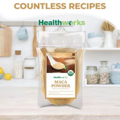 Healthworks Maca Powder Raw (32 Ounces / 2 Pounds) | Certified Organic Flour Use | Keto, Vegan & Non-GMO | Premium Peruvian Origin | Breakfast, Smoothies, Baking & Coffee - Image 8