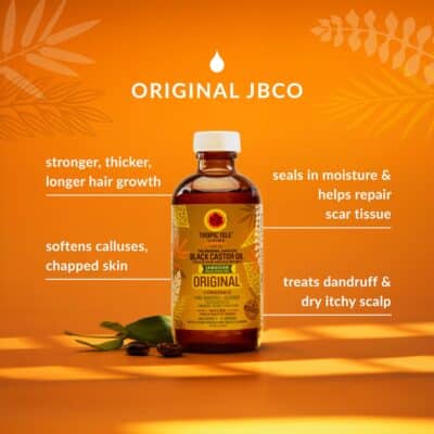 Jamaican Black Castor Oil 8oz - For Hair Growth, Skin Conditioning, Eyebrows & Eyelashes, Scalp and Nail Care. Strengthen, Moisture & Repair - Image 2