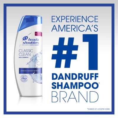 Head & Shoulders Classic Clean Daily-Use Anti-Dandruff Shampoo, Fresh, 13.5 Fl.Oz(Packaging may vary) - Image 3