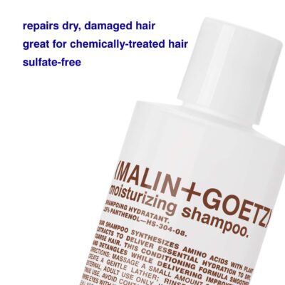 Malin + Goetz Moisturizing Hair Shampoo, 8 Fl. Oz. ? Hydrating Shampoo for Women & Men, All Hair Types, Hair Treatment for Dry Damaged Hair, Vegan & Cruelty-Free - Image 2