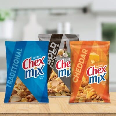 Chex Mix Snack Mix, Cheddar, Savory Snack Bag, Family Size, 15 oz (Pack of 8) - Image 6