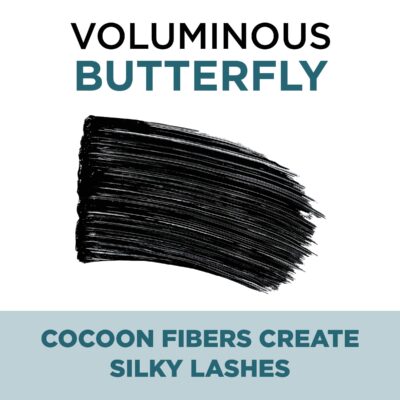 L'Oreal Paris Voluminous Butterfly Mascara, Waterproof, Black, 0.22 Fl. Oz., 1 Count - Image 4