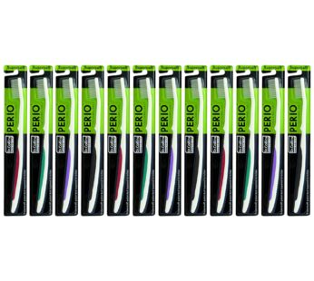 Dr. Collins Perio Toothbrush, (Colors Vary) (Pack of 12)