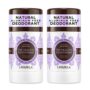 Lavanila Vanilla Lavender Aluminum Free Deodorant 2-Pack - The Healthy Deodorant for Men and Women, Solid Stick (2 Ounce Each), Vegan