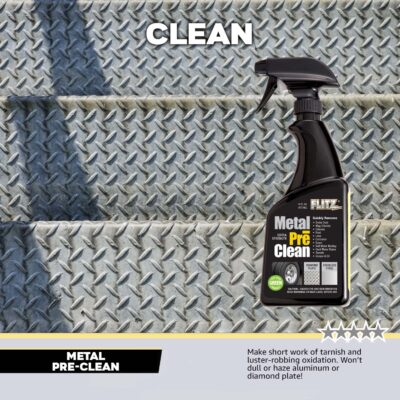 Flitz Metal Pre-Clean - All Metals Icluding Stainless Steel - 16oz Spray Bottle - Image 5