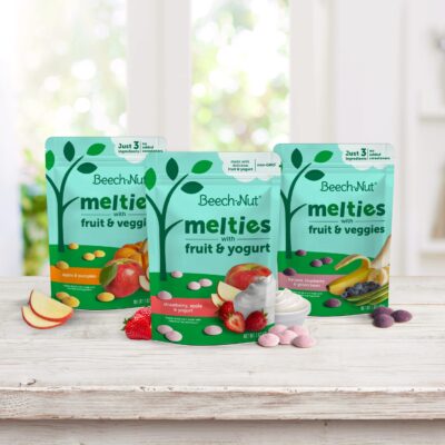 Beech-Nut Melties Baby & Toddler Snack Melts, Strawberry Apple Yogurt, 1 oz (7 Pack) - Image 6