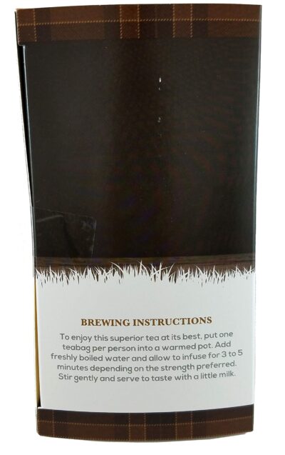 Edinburgh Tea & Coffee Company Whisky Flavoured Black Tea, 25 Count Envelope/Tag Teabags - Image 4