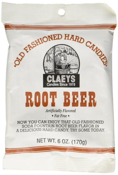 ROOT BEER HARD CANDY6OZ by CLAEYS CANDIES MfrPartNo 686, 6.0 oz